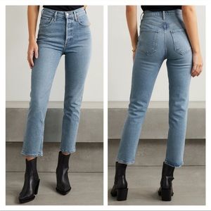 Agolde Riley High Rise Crop Jeans